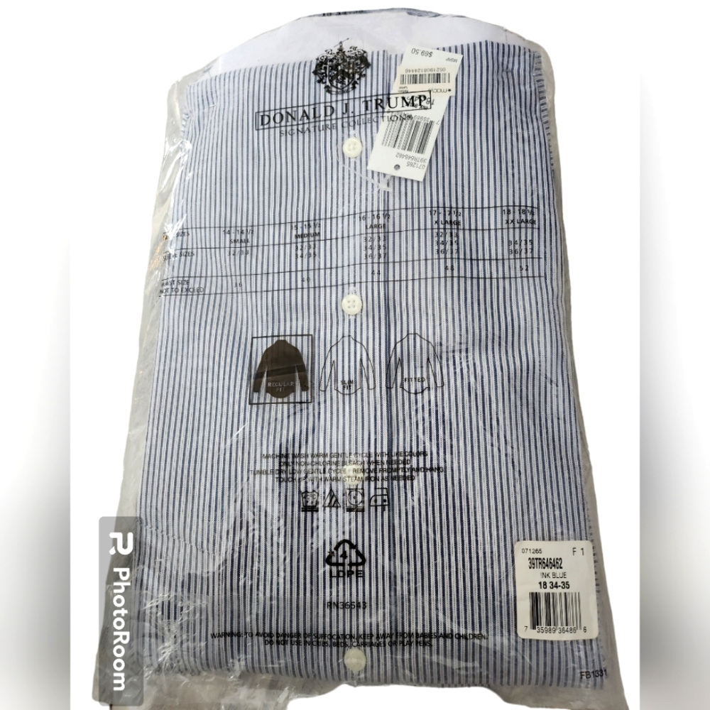 NIP Signature Donald Trump Button down - Picture 3 of 3